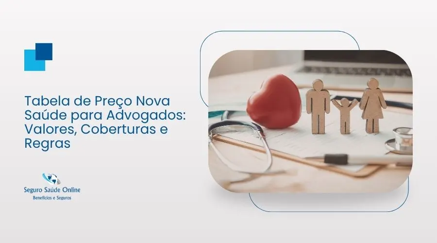 Tabela de Preço Nova Saúde para Advogados: Valores, Coberturas e Regras